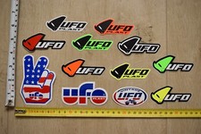 UFO PLAST 12 STICKERS MXGP MX2 ENDURO MOTOGP SBK GASGAS YAMAHA HONDA KTM BETA TM picture