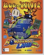 Bomberman Land Touch Nintendo DS Video Game Art 2006 Vintage Print Ad/Poster picture