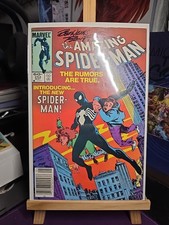 THE AMAZING SPIDER-MAN 252 SIGNED & COVER & ART RON FRENZ COA NEWSSTAND 1984 . picture