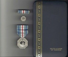 Defense Intelligence Agency Civilian Meritorious medal w lpin in case Type 2 DIA picture