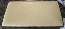 Vintage hand enameled Evans Elegance 1940's metal jewelry Makeup Cigarette box. picture