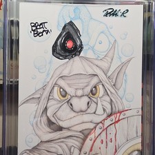 D'Orc issue 5 Virgin Variant By Robert Robinson Double Signed W/remark 9.8 picture