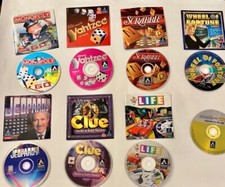 Vintage Lot Of 7 Games-  PC CD-ROM Windows 90s Monopoly, Yahtzee, Scrabble More picture