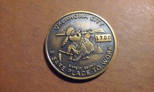 Bronze Token AT&T Technologies Oklahoma City Safe Place To Work & Safety Scout picture