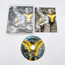 TimeShift (Sony PlayStation 3, 2007) PS3 CIB Complete Refurbished Excellent picture