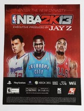 NBA 2K13 Video Game Ad Jay-Z Blake Griffin Kevin Durant 2012 picture