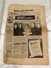 MAILeader Valley stream Long Island NY Newspaper lot of 2 Vintage Newspapers picture