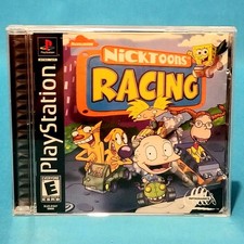 Nickelodeon Nicktoons Racing Sony PlayStation PS1 Complete CIB TESTED Spongebob picture