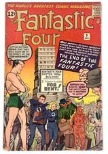 Fantastic Four #9 1962 5.5 F-🔑 3rd Sub-Mariner picture