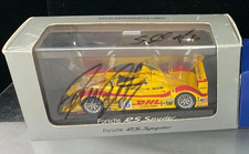 PORSCHE RS SPYDER RACE CAR 1:43rd SCALE MINICHAMPS 2008 SIGNED Briscoe, Maassen picture