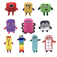 10pcs Cartoon Number Plush Toy Set Educational Stuffed Dolls Kids picture