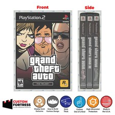 Custom Acrylic Hard Case for PS2 GRAND THEFT AUTO THE TRILOGY Video Game Box picture