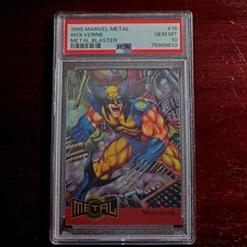 1995 Marvel Metal Wolverine Blaster #18 PSA 10 GEM MINT picture