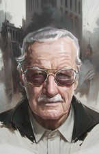 TRIBUTE: STAN LEE VIKTOR MILLER GAUSA FOIL VARIANT FANEXPO DALLAS 2025 LTD 50 picture