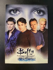  PROMO CARD BUFFY THE VAMPIRE SLAYER MEN OF SUNNYDALE Inkworks 2005 P-1 picture
