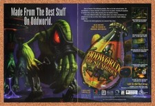 1998 Oddworld Abe's Exodus PC Original Advertisement / Retro Promo v1 picture