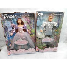 Vtg. 2003 Barbie Teresa Fairy Queen Swan Lake & Ken Prince Daniel Doll NIB (T72K picture