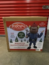 6 Ft Yukon Cornelius Animatronic Yard Decor Rudolph The Red-nosed Reindeer picture