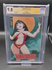 Vampirella v7 #1 CGCxJSA 9.8 • Dynamite • Bruce Timm Authenticated Autograph picture