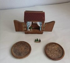 Vintage 1976 Enesco  Wooden Bar Box, Some Issues, Read picture