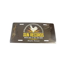 VTG Sun Records Where Rock ‘N Roll Was Born Booster License Plate Memphis TN New picture