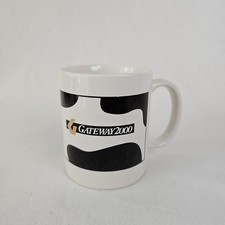 Vintage Gateway 2000 Coffee Mug 12 Oz 90s Tech Computer PC picture