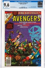 Avengers Annual #7 CGC 9.6 Death of Adam Warlock Thanos picture