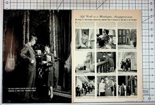 1940s May Craig Washington Newspaperwoman Article & Vintage Ads Magazine Page picture