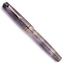 Leonardo Momento Magico Fountain Pen in Amethyst with Rose Gold Trim - Medium picture