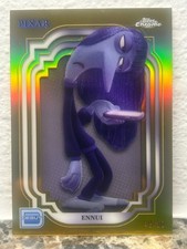 2024 Topps Chrome Disney Ennui GOLD REFRACTOR /50 SP #198 picture