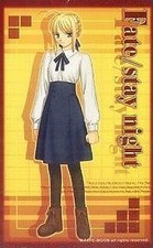 Fate Stay Night Saber Telephone Card Game PC Trading Card Japan Import picture