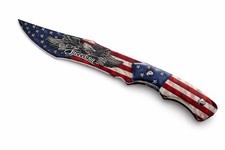 Freedom Eagle American Flag Fixed Blade Knife – 13” Overall – 8” Blade picture