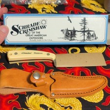 Vintage Schrade SC502 Scrimshaw 1993 Sturgis 53rd Annual Knife #214/250 - NIB picture