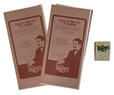 T.K. Tripps Montgomery Alabama Vintage 1980s Restaurant Menu & Matchbook Lot picture