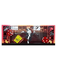 Monopoly Pinball Topper Acrylic Printed Led RGB Topper for Pinball Machine- picture