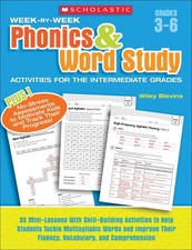 Scholastic Week By Week Phonics and Word Study for the Intermediate Grades, Grad picture