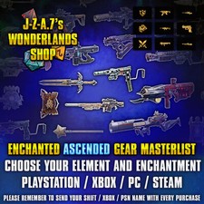 PS/XBOX/PC Tiny Tina's Wonderlands ASCENDED GEAR GUNS SPELLS WARDS MELEE (LEGIT) picture
