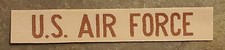 USAF U.S. AIR FORCE desert DCU Uniform TAN nylon name tape patch picture