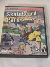 Skateboard Park Tycoon Back in the U.S.A. Very Good W Case CD CD-ROM Software picture