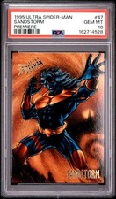 1995 Fleer Ultra Spider-Man Premier Sandstorm PSA 10 GEM MINT (Pop 3) picture