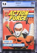 Action Force #12 CGC 9.8 Marvel UK Magazine 1987 GI Joe Storm Shadow 🐍🪖🔫👀 picture