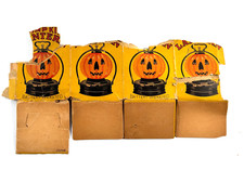vtg Halloween Amico Pumpkin Lantern BOX see pics REPAIR japan picture