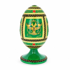 1912 Napoleonic Imperial Wooden Easter Egg picture