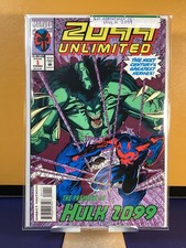 2099 UNLIMITED #1D NM 9.4 1st APPEARANCE OF HULK 2099 COVER BY CHRIS WOZNIAK picture
