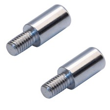 2x Chrome Arcade Joystick Shaft Extender 15mm Extension ROD For SANWA Joysticks. picture