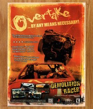Demolition Racer Overtake Infogrames Video Game Print Ad Poster Promo Art 2000 picture