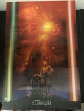 Ohrai Lenticular Star Wars Official Fan Club Return of the Jedi Poster Yamakatsu picture