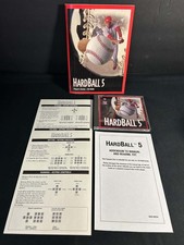 1995 Hardball 5 Baseball PC CD VIDEO GAME Electronic Arts W / INSERTS picture