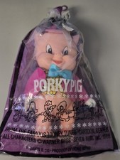 Vintage 1968 R. Dakin & Co. Looney Tunes Porky Pig Figure Original Bag See Note picture