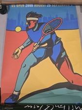 2008 Original US Open Tennis Player Poster Milton Glaser 36
